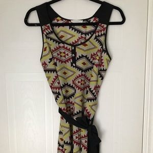 Tribal mini dress/ tunic